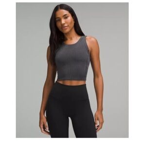 lululemon athletica Ribbed Softstreme Tank Top - Black